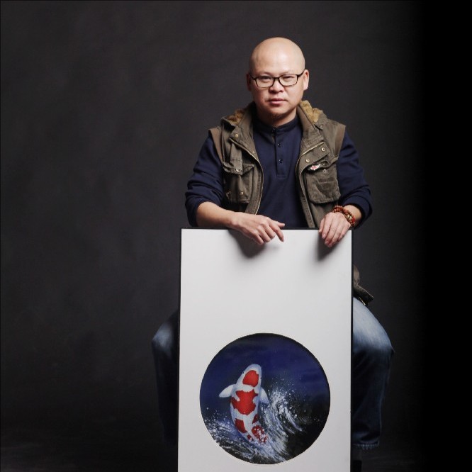 劉金明（國(guó)瓷紅葉畫(huà)院高級(jí)畫(huà)師）